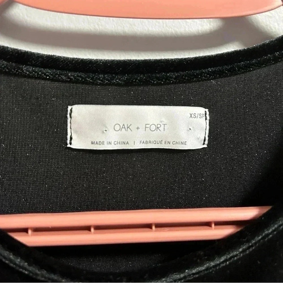 Oak + Fort Velour  Tee - Picture 3 of 5